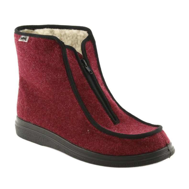 Dr.orto Befado Frauenschuhe PU Isolierte Wolle 996d005 Burgund rot 1