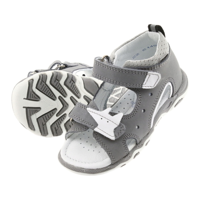 Sandalen Jungen Rüben Bartek 51489 grau weiß 5