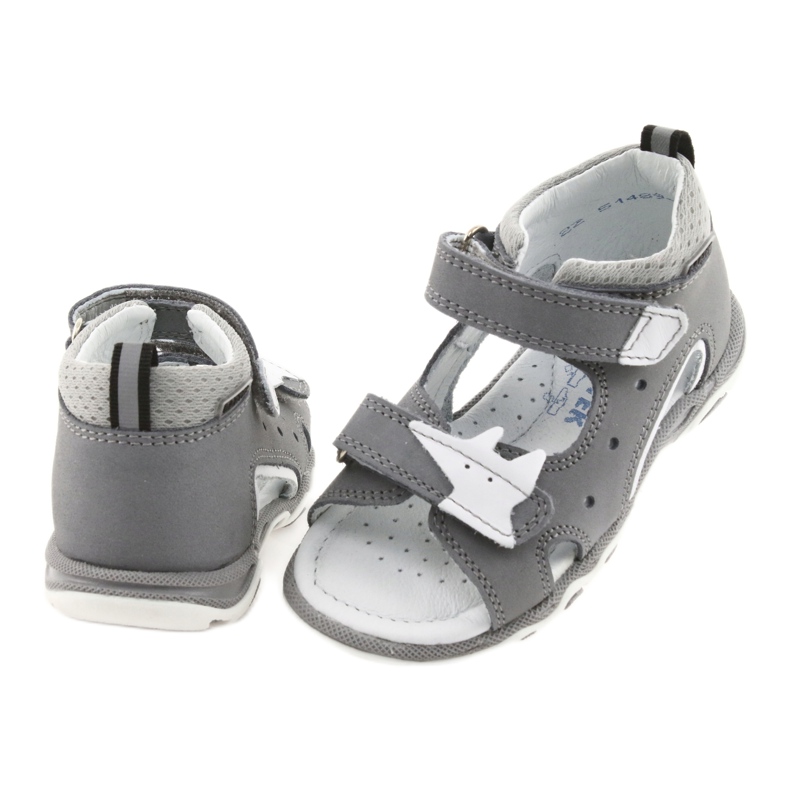 Sandalen Jungen Rüben Bartek 51489 grau weiß 4