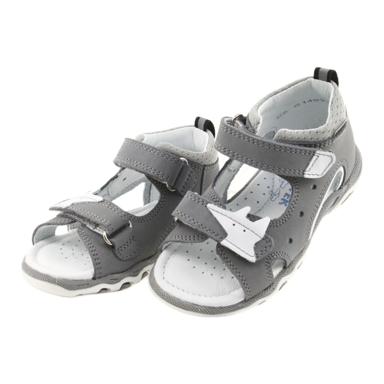 Sandalen Jungen Rüben Bartek 51489 grau weiß 3
