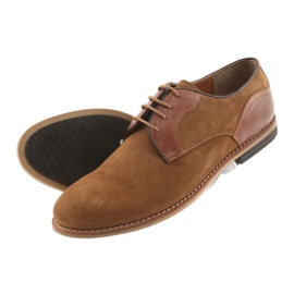 Badura Herren Schuhe lässig 3687 Brown braun 5