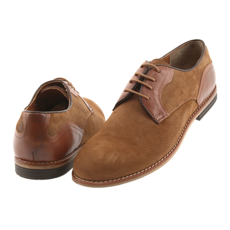 Badura Herren Schuhe lässig 3687 Brown braun 4