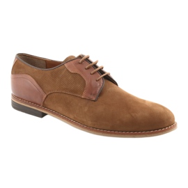 Badura Herren Schuhe lässig 3687 Brown braun 1