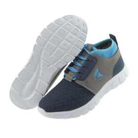 Befado Kinderschuhe bis 23 cm 516Y035 blau grau marineblau 5