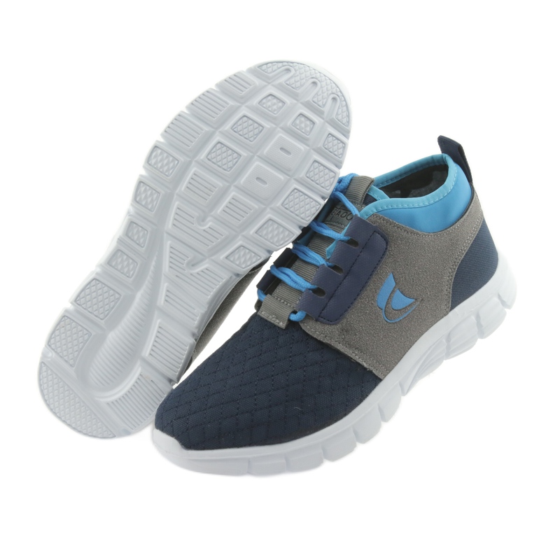 Befado Kinderschuhe bis 23 cm 516Y035 blau grau marineblau 5