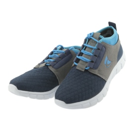 Befado Kinderschuhe bis 23 cm 516Y035 blau grau navy blau 3