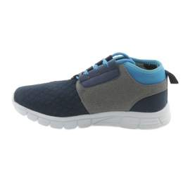 Befado Kinderschuhe bis 23 cm 516Y035 blau grau marineblau 2