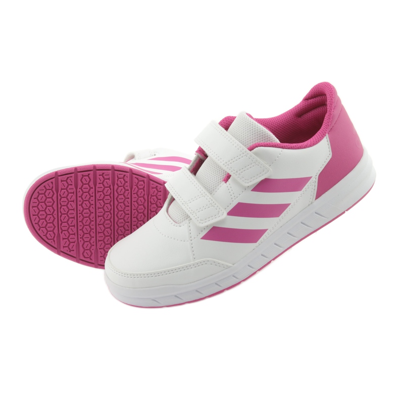 Adidas AltaSport CF K Jr D96828 Schuhe weiß rosa 5