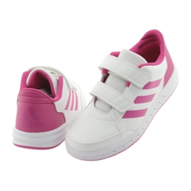 Adidas AltaSport CF K Jr D96828 Schuhe weiß rosa 4