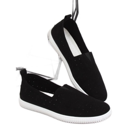 Schwarze Damen Sneaker NB187P Schwarz 1