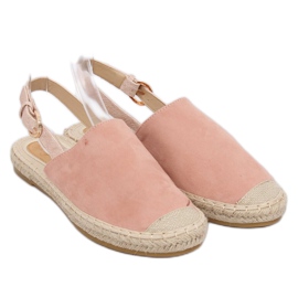 Espadrilles mit offenem Absatz pink HH-119 Pink rosa 2