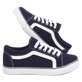 Marineblaue Damen-Sneaker BL117P Navy navy blau 1
