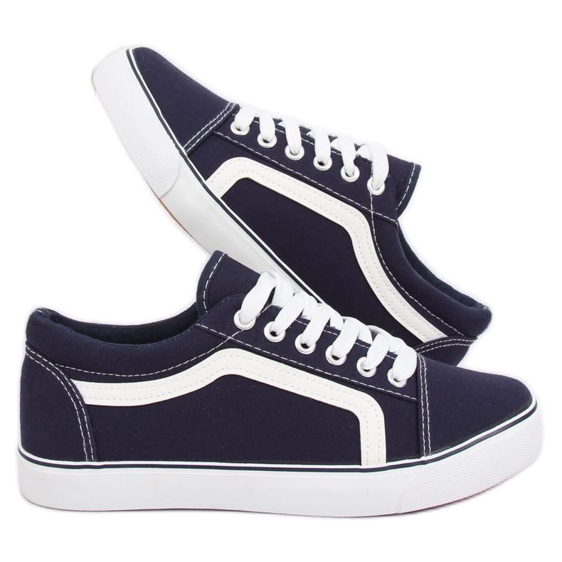 Marineblaue Damen-Sneaker BL117P Navy navy blau 1