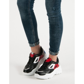 Turnschuhe auf der Plattform schwarz 1