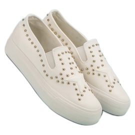 J. Star Slip-On-Sneaker mit Stern weiß 2