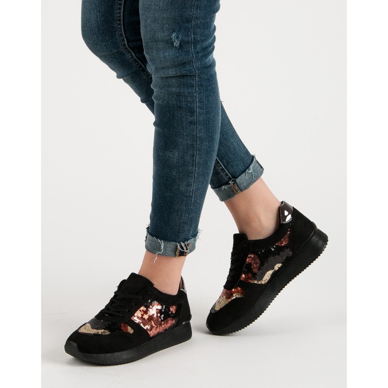 Seastar Sportschuhe mit Pailletten schwarz 2