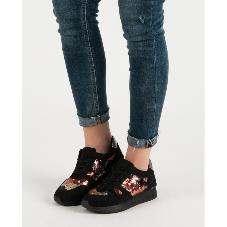 Seastar Sportschuhe mit Pailletten schwarz 1