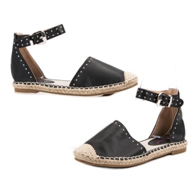 Best Shoes Espadrilles mit Jets schwarz 1