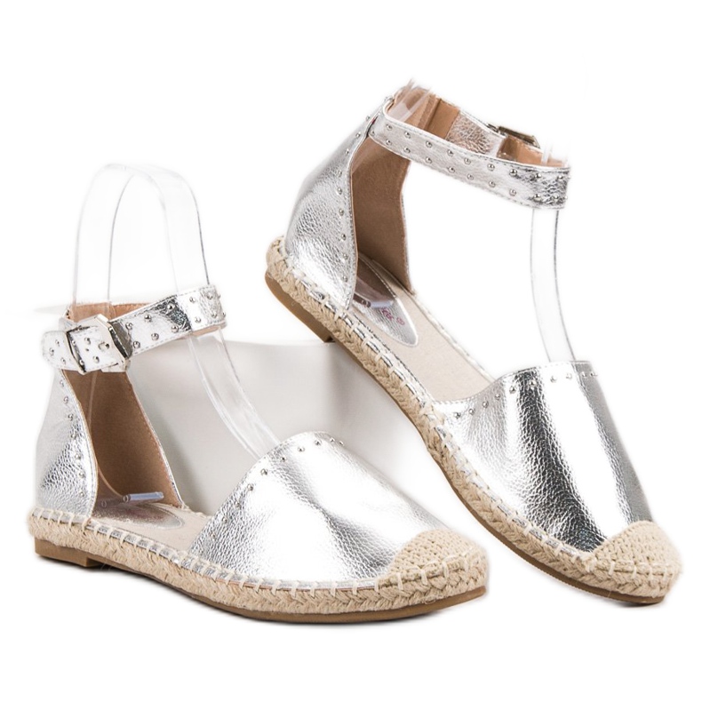 Best Shoes Espadrilles mit Jets grau 1