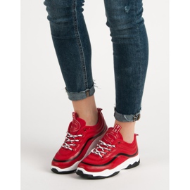 Textile Sportschuhe rot 2