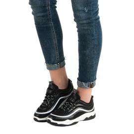 Textile Sportschuhe schwarz 2