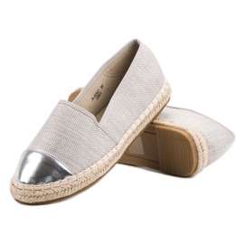 Marquiz Lässige Espadrilles grau 1