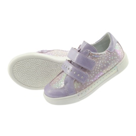 Klettschuhe Ren But 3229 hellviolett grau gelb 5