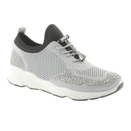 DK Frauen Sport FS19 mit grauen Zirkonen schwarz 1