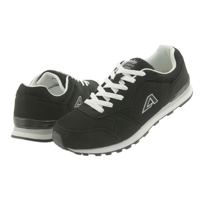 American Club 12 schwarze Sportschuhe 4