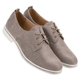 Seastar Graue Brogues mit Kristallen 1