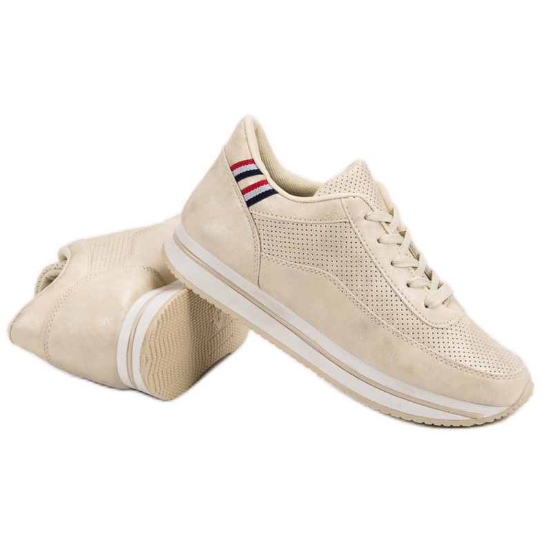 Bequeme Sportschuhe braun 2