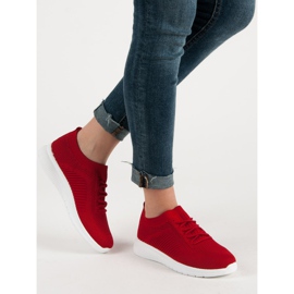 Primavera Leichte Textilschuhe rot 2