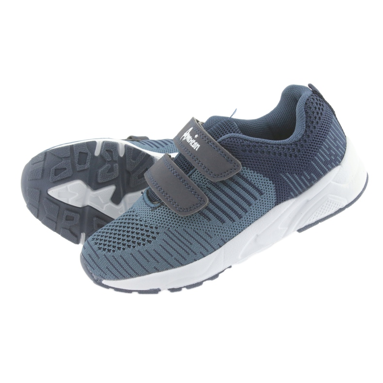 American Club American CA05 marineblaue Sportschuhe mit Klettverschluss 5
