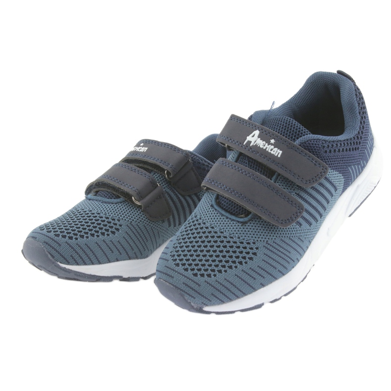 American Club American CA05 marineblaue Sportschuhe mit Klettverschluss 3