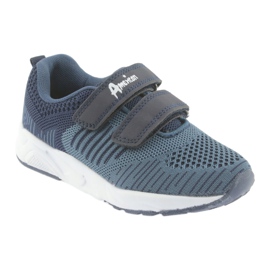 American Club American CA05 marineblaue Sportschuhe mit Klettverschluss 1