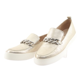Goldener Slip On mit einer Caprice 24200 Kette 3