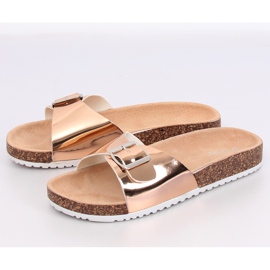 Champagner-Flipflops aus Metall DD94P Champagne II-GAT rosa 1