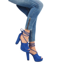 Kobalt-Sandalen LM-058 Blau marineblau 1
