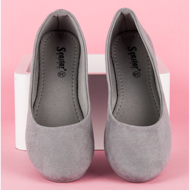 Seastar Bequeme Ballerinas grau 1