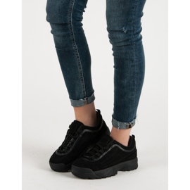 Schwarze Wildleder Sneakers 1