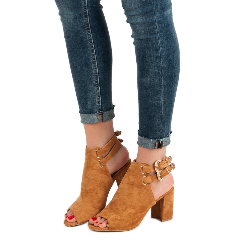 Erynn Elegante Sandalen braun 1