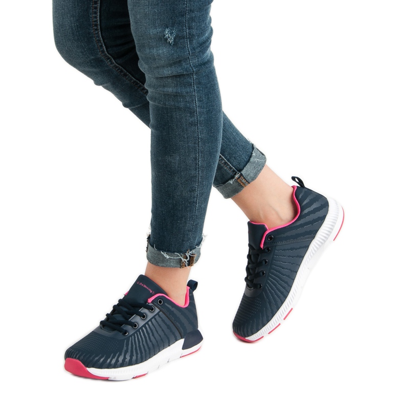 Ax Boxing Marineblaue Sportschuhe navy blau 2