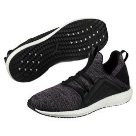 Laufschuhe Puma Mega Nrgy Knit Wn s Black-Asphalt W 190373 01 schwarz 1