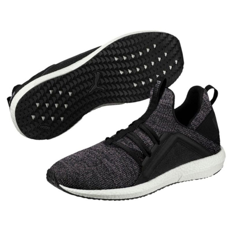 Laufschuhe Puma Mega Nrgy Knit Wn s Black-Asphalt W 190373 01 schwarz 1
