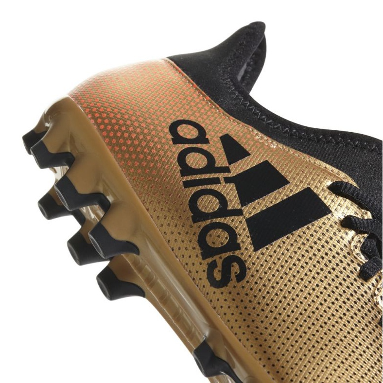 Adidas X 17.3 Ag M CP9233 Fußballschuhe mehrfarbig golden 2