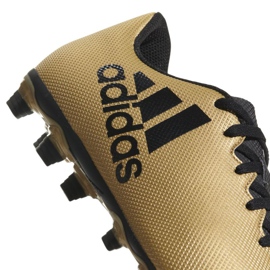 Adidas X 17.4 FxG M CP9195 Fußballschuhe golden 1