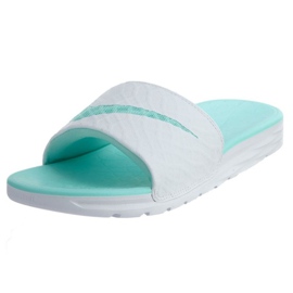 Nike Benassi Solarsoft Rutsche 705475-130 weiß grün 1
