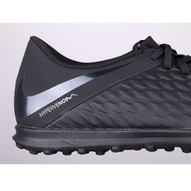 Nike Hypervenom Phantomx 3 Club Tf AJ3811-001 Fußballschuh schwarz schwarz 2