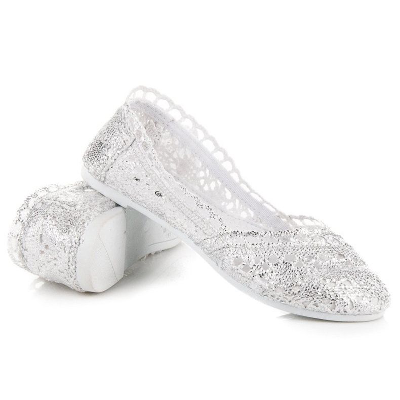 Seastar Ballerinas aus Boho-Spitze grau 2