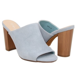 Blau 88010 Blaue High Heels 2